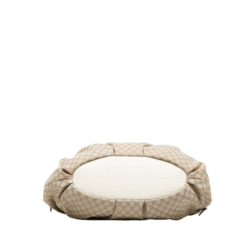 Celine White Embossed Small Pillow Python Leather… - image 4